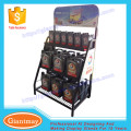 Promotional exhibition metal baskets lubricant oil display stand